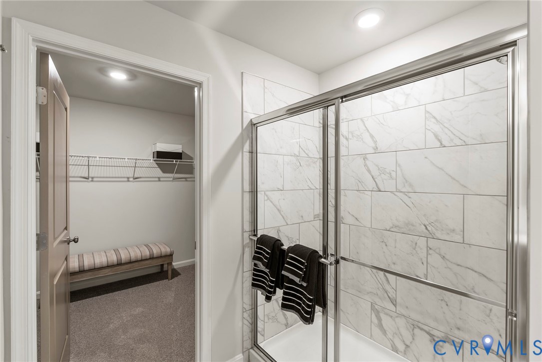 7745 Arbor Marsh Terrace New Kent, VA 23124 - Photo 23 of 30 a bathroom with a shower