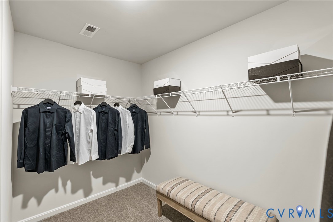 7745 Arbor Marsh Terrace New Kent, VA 23124 - Photo 24 of 30 a view of walk in closet with clothes and shoes
