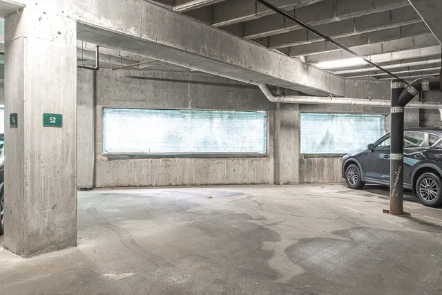 a view of a car parking garage