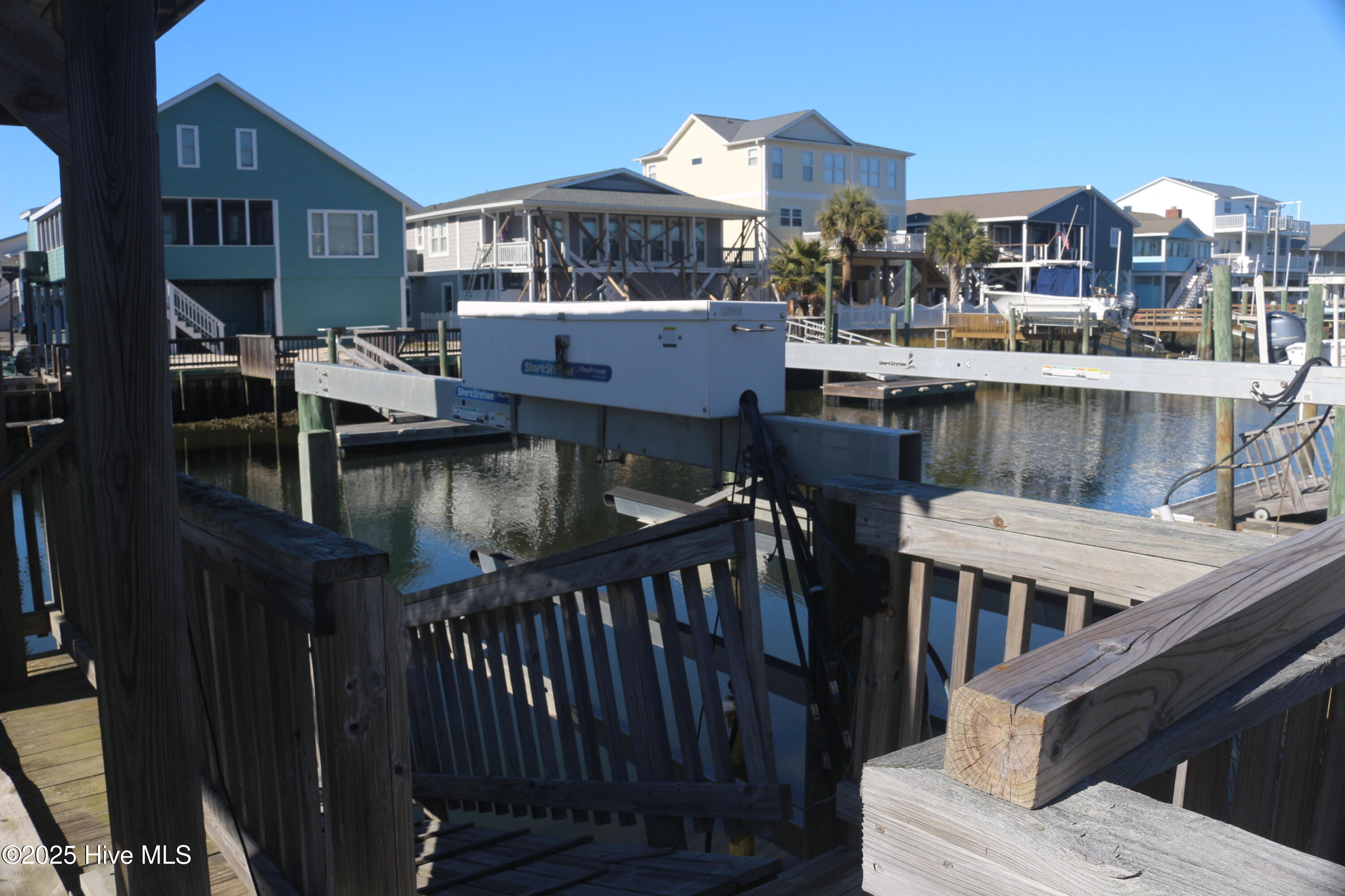 115 Raleigh Street Holden Beach, NC 28462 - Photo 8 of 17 Ramp & Boat lift