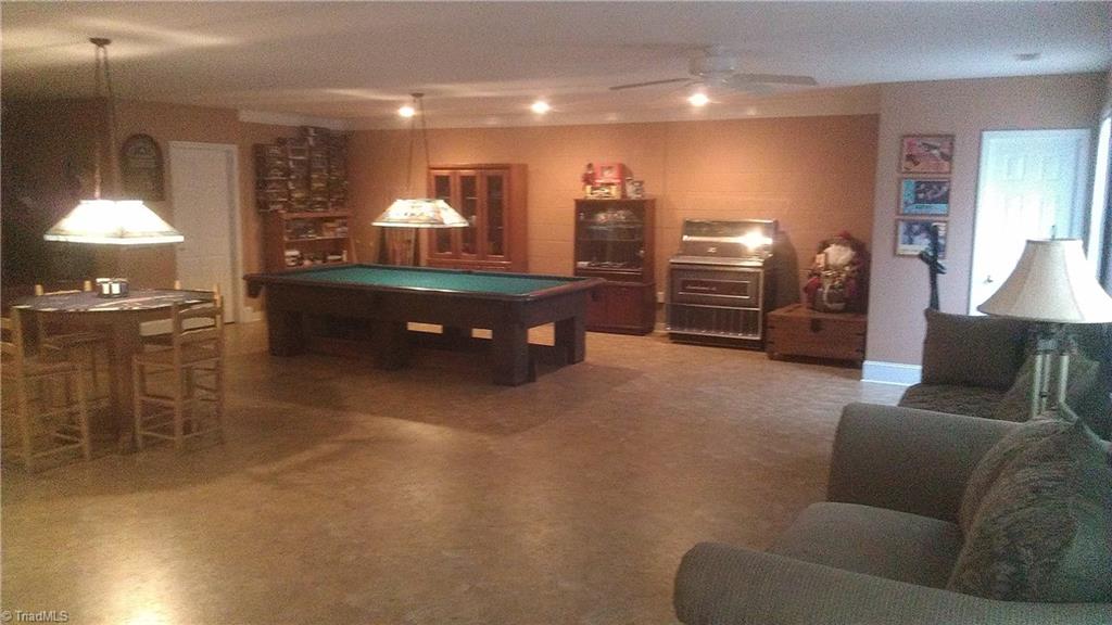 114 Courts Road Reidsville, NC 27320 - Photo 2 of 4 Game Room in basement