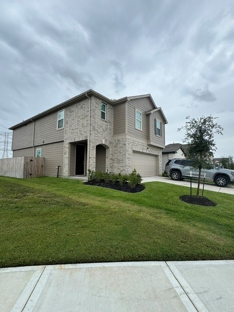 6415 Kentfield Drive Rosharon, TX 77583 - Photo 1 of 21 Beautiful 2025 KB Home situated on a desirable cul-de-sac lot with attractive curb appeal and professionally landscaped front yard.