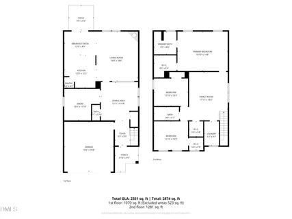 $385,000 | 3515 Mountain Brook Circle, Durham, NC 27704