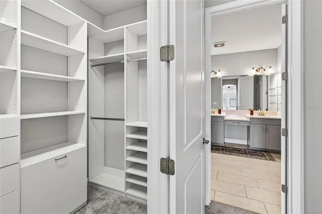 a view of a garden with a big yard