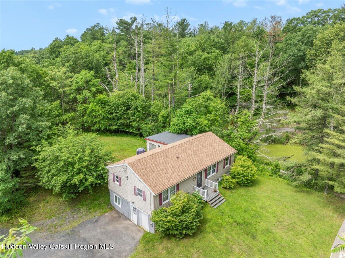 61 Travis Boulevard Catskill, NY 12414 - Photo 1 of 30 an aerial view of a house with a yard