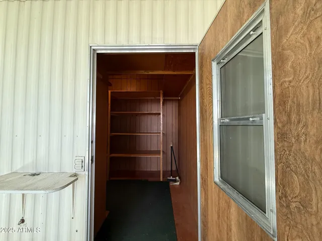 a view of walk in closet
