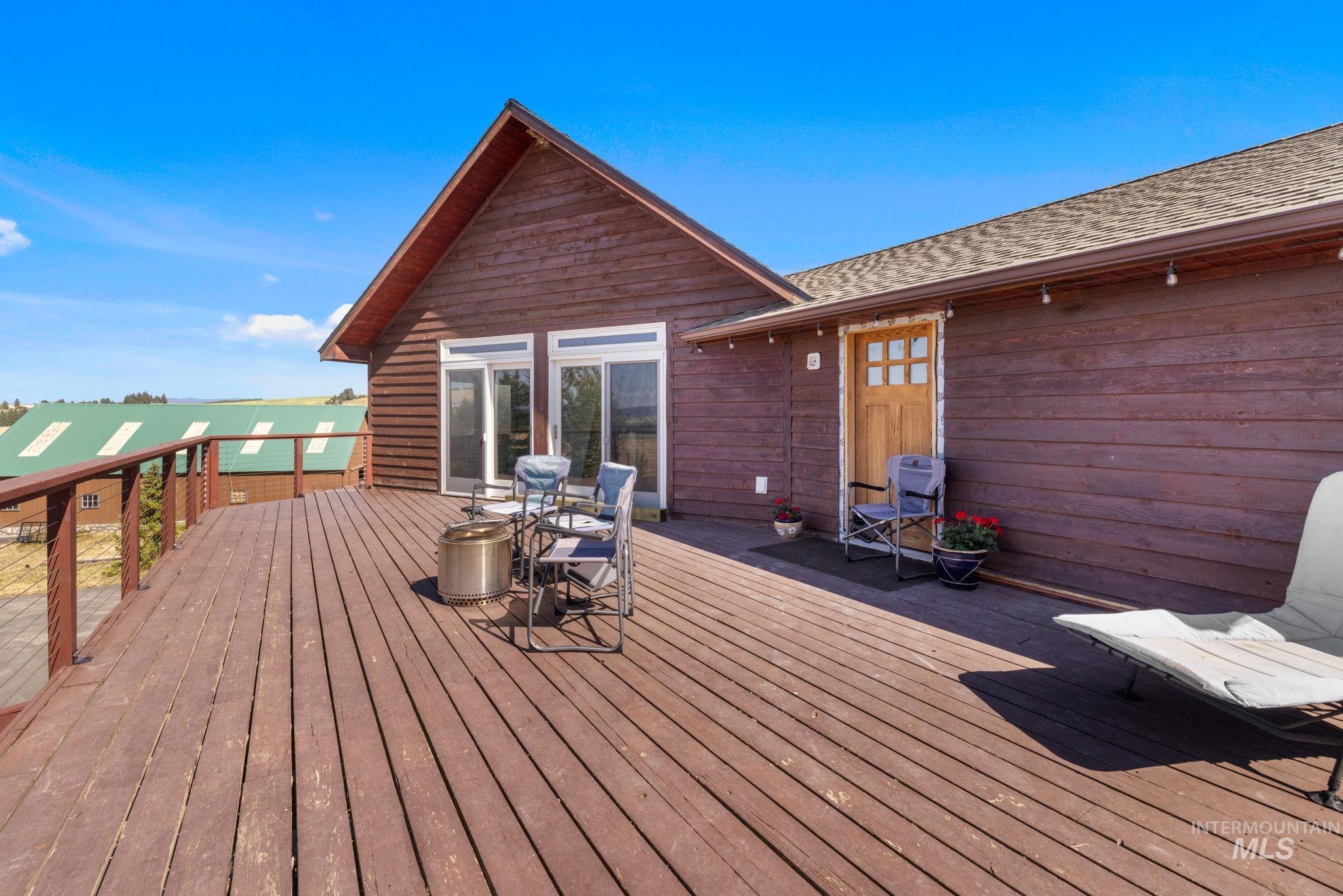 1199 Walker Road Viola, ID 83872 - Photo 29 of 50 View of wooden terrace