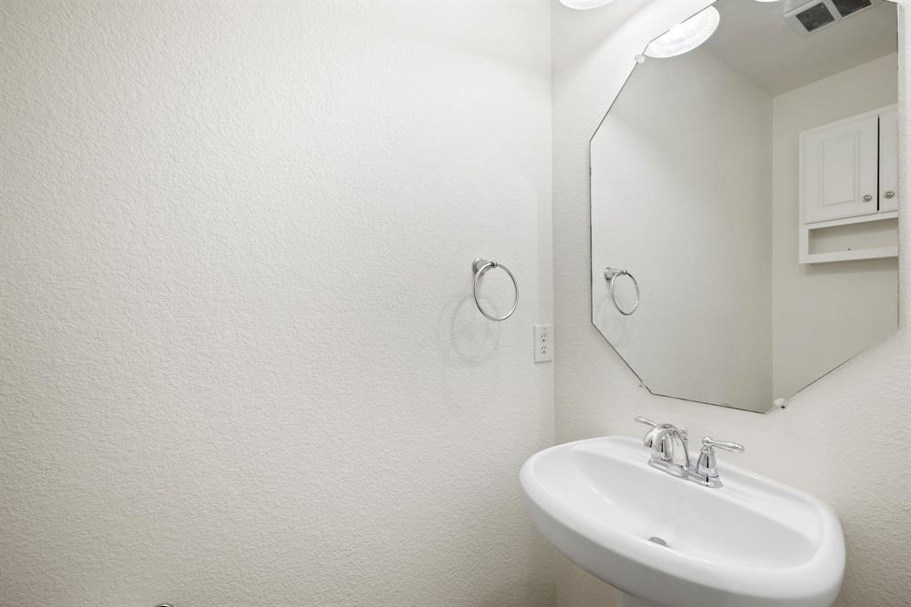 1013 Lucy Lane Allen, TX 75013 - Photo 16 of 30 a bathroom with a sink and a mirror
