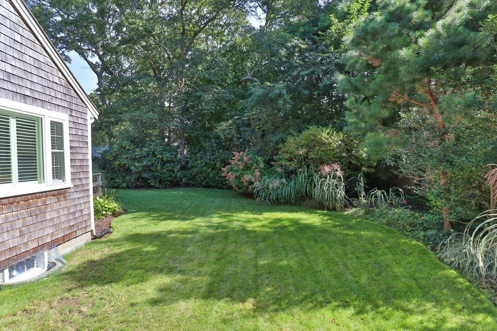 218 Scudder Road Barnstable, MA 02655 - Photo 29 of 36 a view of a backyard with a plants and trees