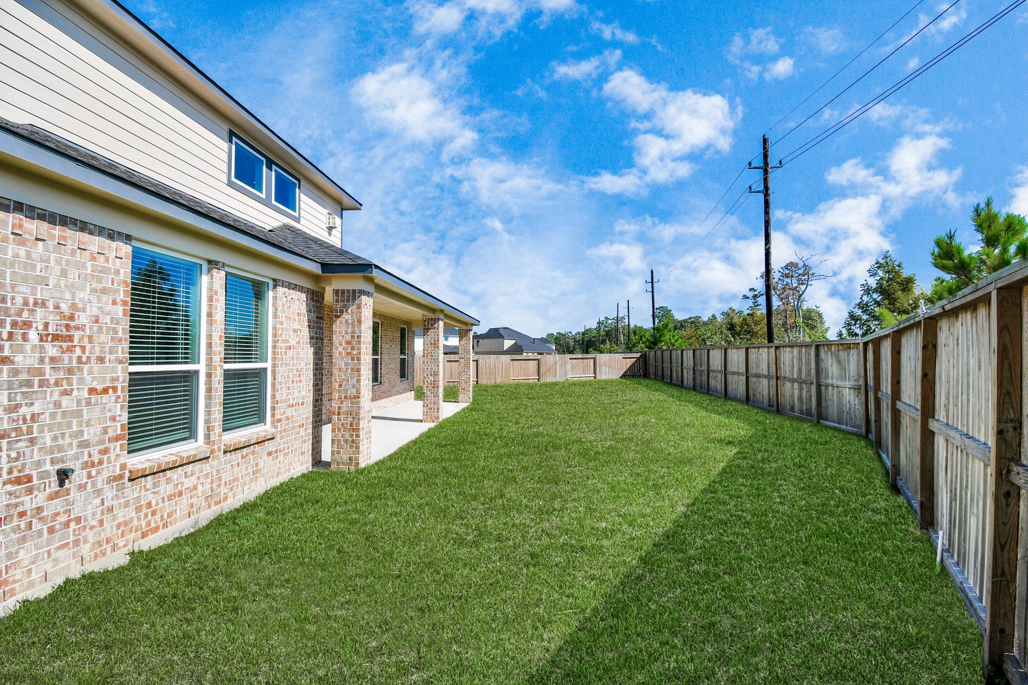 3103 Native Spg Drive Spring, TX 77373 - Photo 36 of 36 a view of a house with backyard and porch