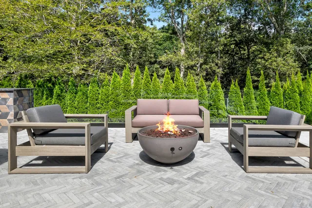 a outdoor space with a patio