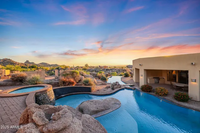 a view of a terrace with furniture