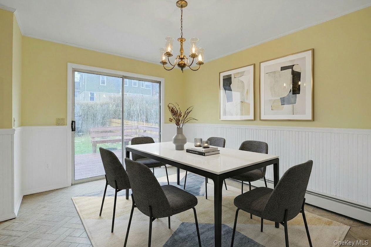 149 Locust Avenue New Rochelle, NY 10805 - Photo 13 of 41 Virtually Staged Dining Area