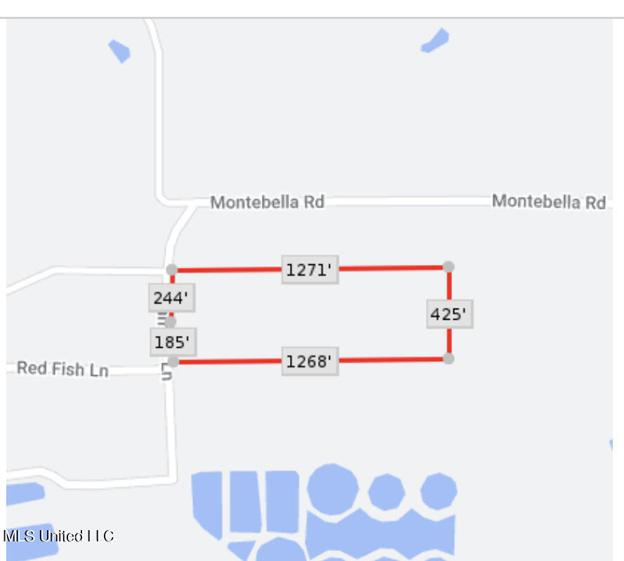 0 Montebella/gamard Rd Pass Pass Christian, MS 39571 - Photo 2 of 2 Lot Dimensions