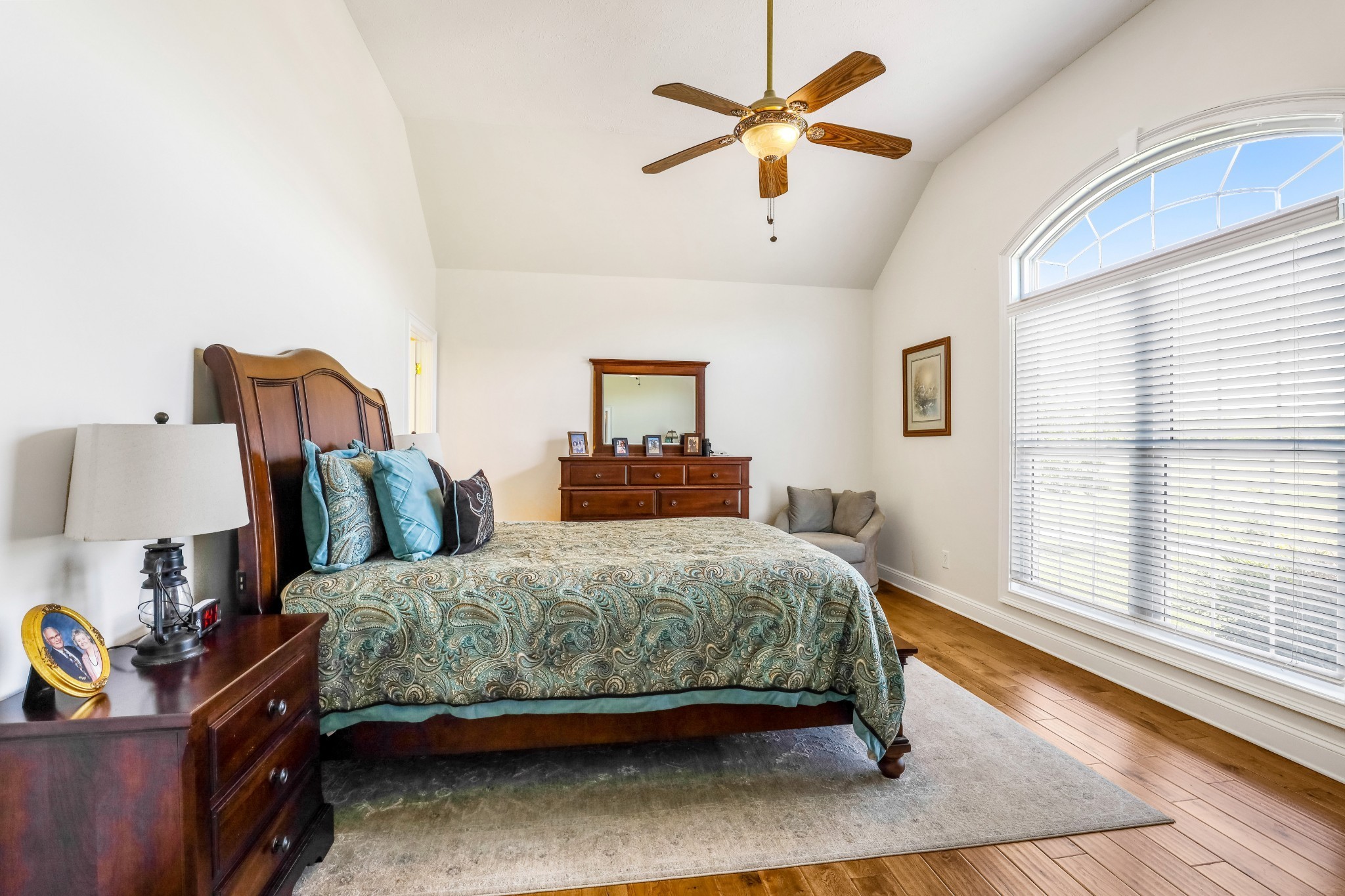 4984 Somerville Road Cross Plains, TN 37049 - Photo 44 of 57 a bedroom with a bed and wooden floor