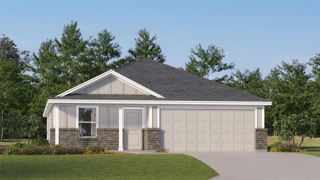 11345 Rodeo Drive Providence Village, TX 76227 - Photo 1 of 1 a front view of a house with a garden
