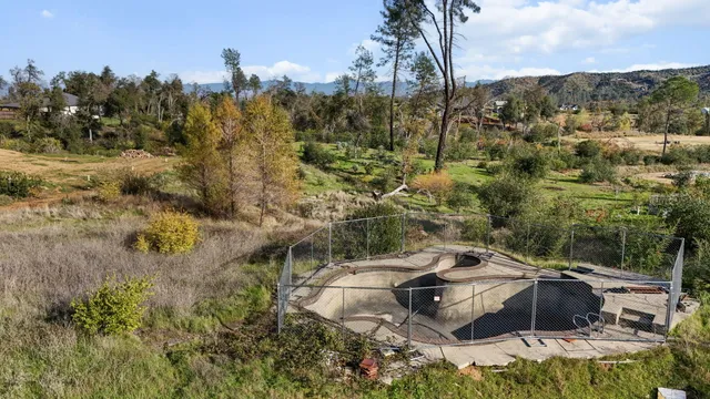 a view of city and mountain