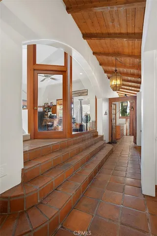 a view of lobby with furniture