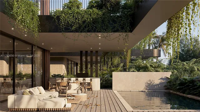 a view of balcony and patio