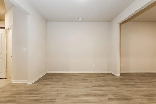 a view of an empty room