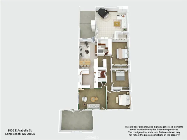 $899,000 | 3806 East Arabella Street, Long Beach, CA 90805