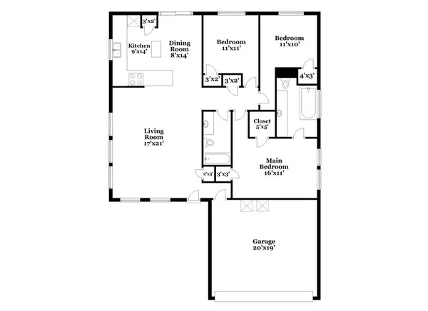 $1,825 | 10911 Kirkbud Lane, Houston, TX 77089