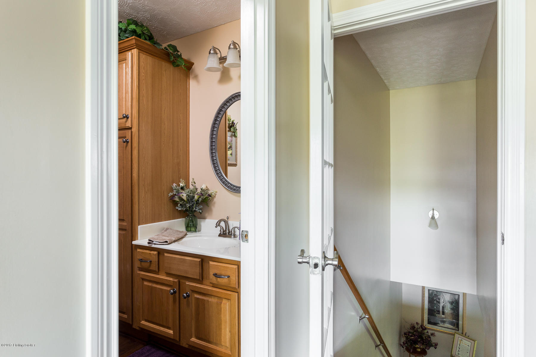 2358 South Bardstown Road Mount Washington, KY 40047 - Photo 18 of 39 Half bath and stairwell to downstairs