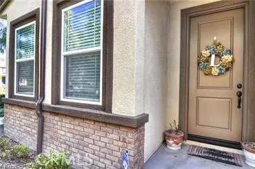 a view of an front door