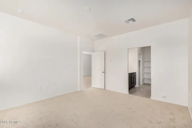 a view of an empty room