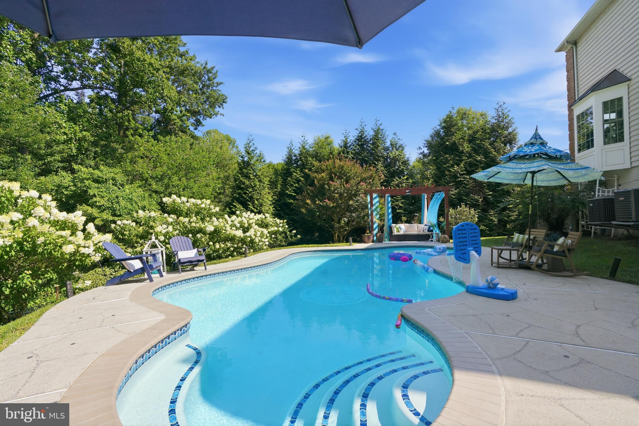1419 Atwood Road Silver Spring, MD 20906 - Photo 41 of 48 Serene poolside retreat awaits you.