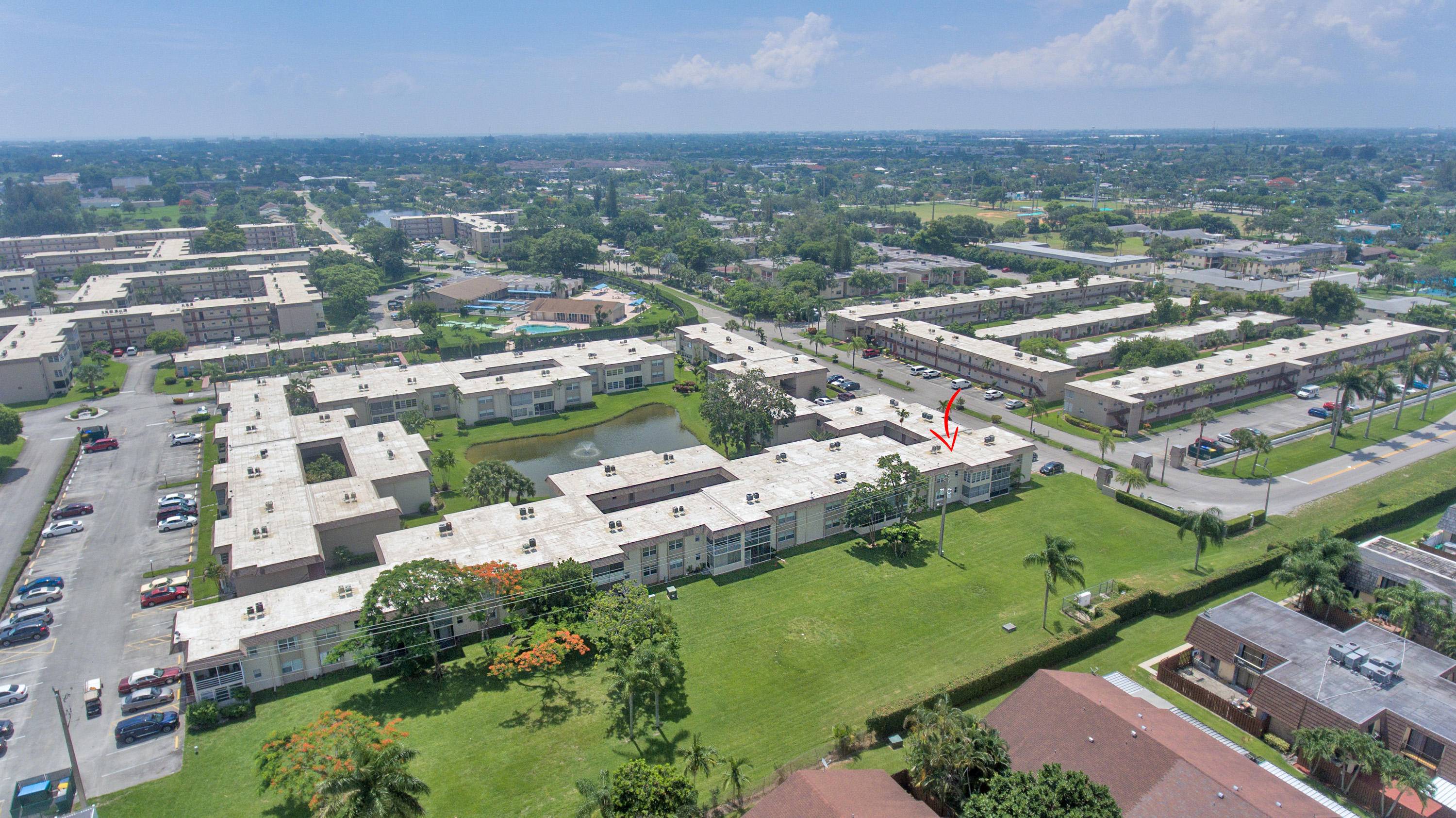 500 Davis Road, Unit 26 Palm Springs, FL 33461 - Photo 35 of 40 drone-4