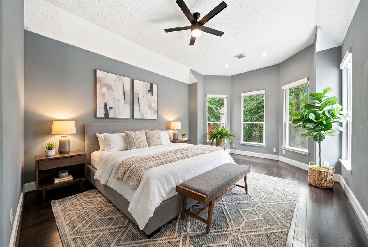 6515 Kodes Clay Court Spring, TX 77379 - Photo 14 of 50 Virtually staged Primary Bedroom.