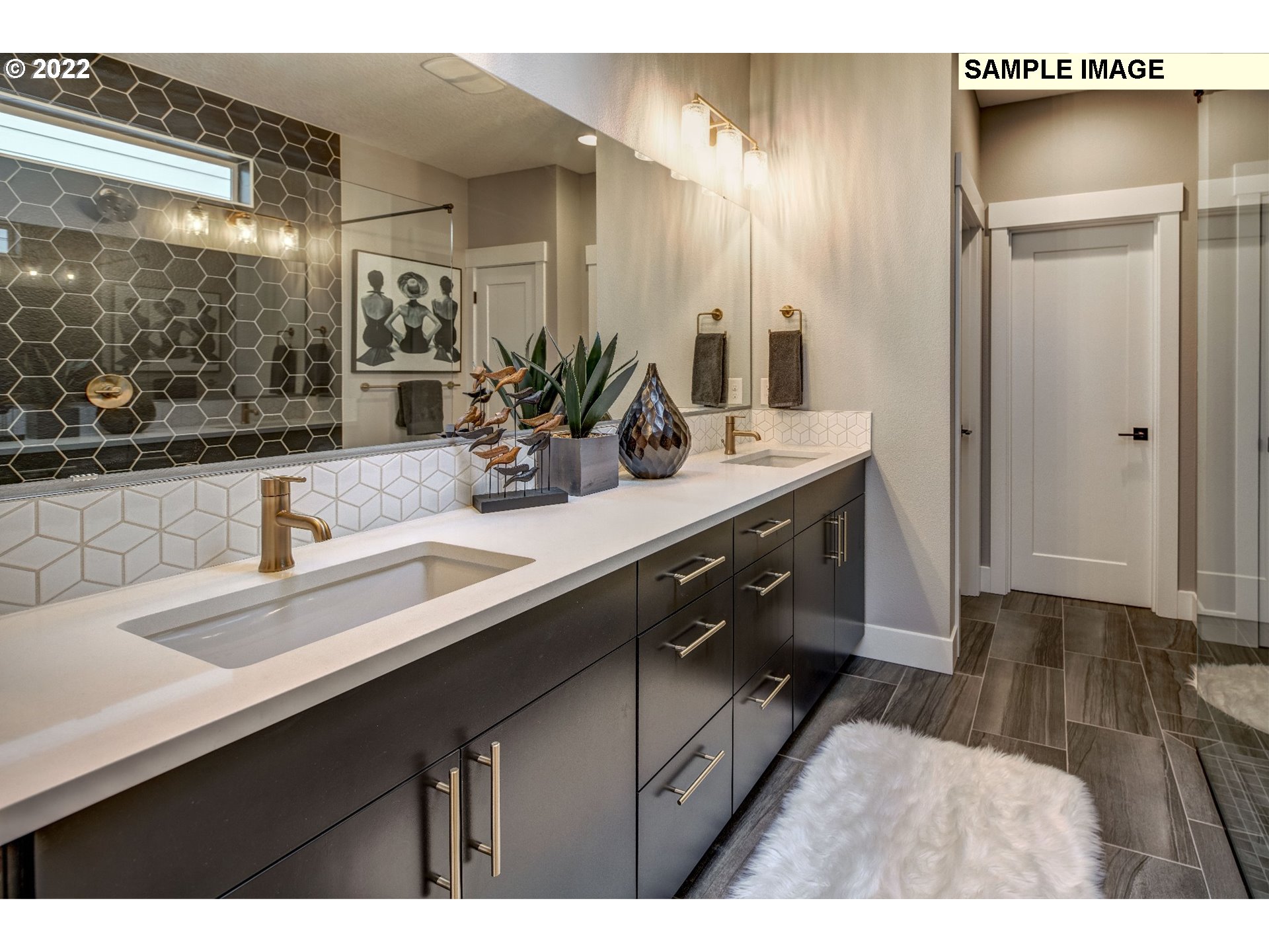 1644 South 51st Place Ridgefield, WA 98642 - Photo 13 of 20 a bathroom with a sink double vanity and a mirror