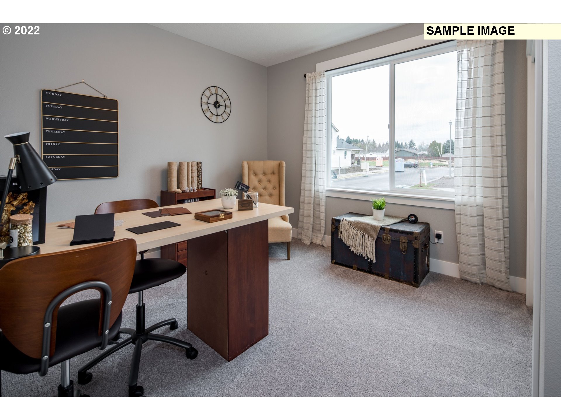 1644 South 51st Place Ridgefield, WA 98642 - Photo 18 of 20 a view of a workspace with furniture and a window