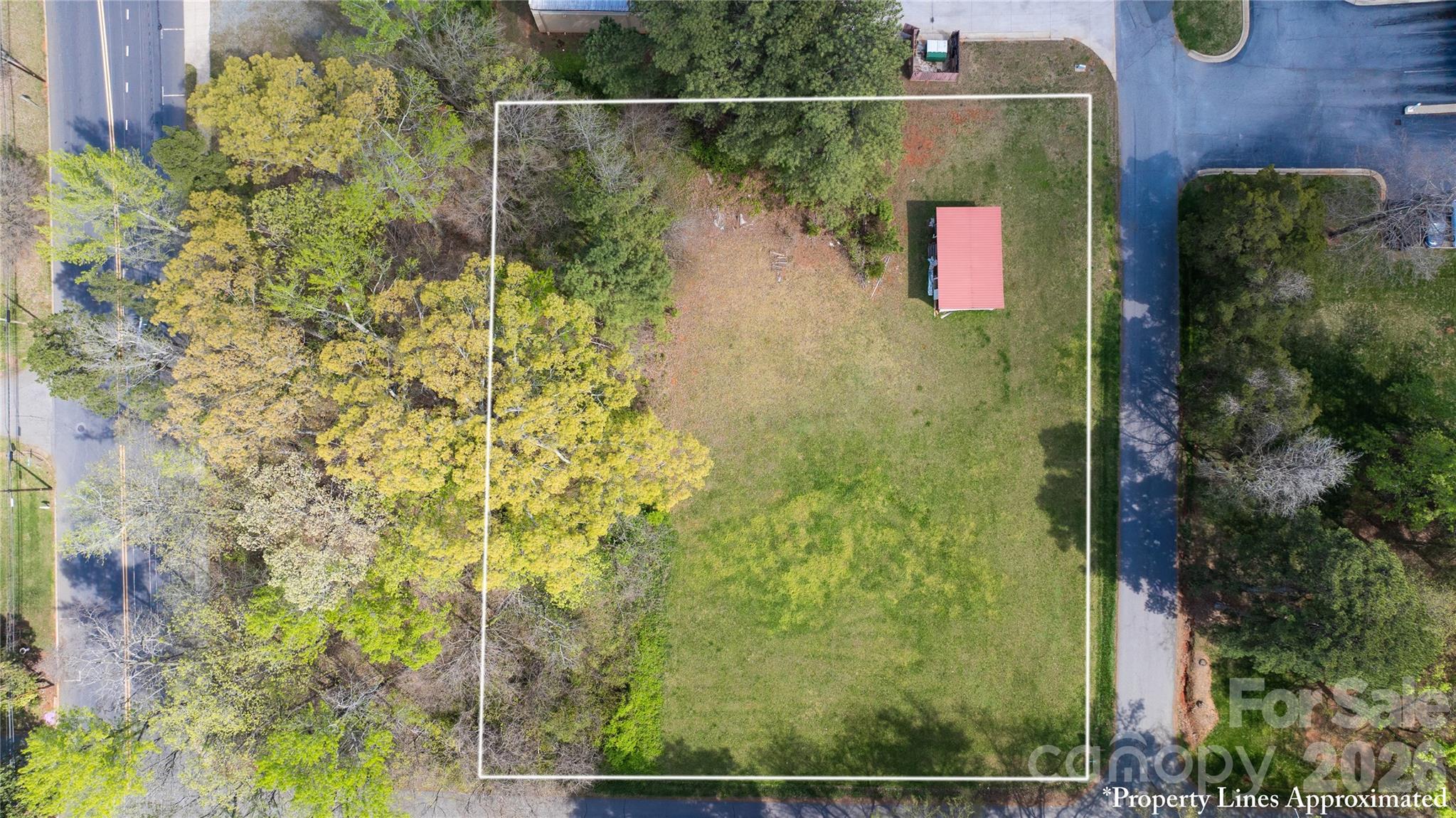 a bird view of a house