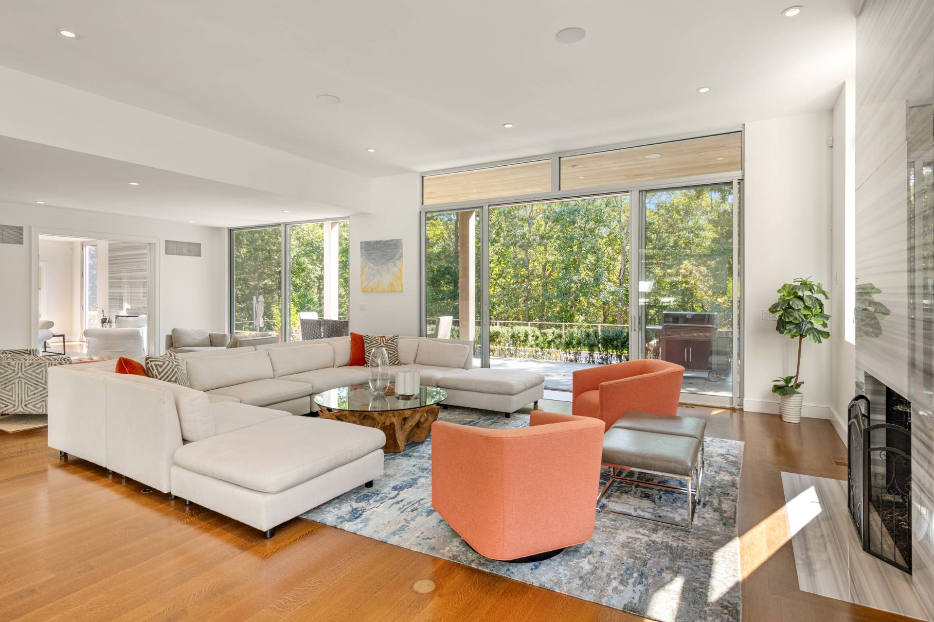 Undisclosed Address Sag Harbor, NY 11963 - Photo 9 of 36 a living room with furniture and a large window