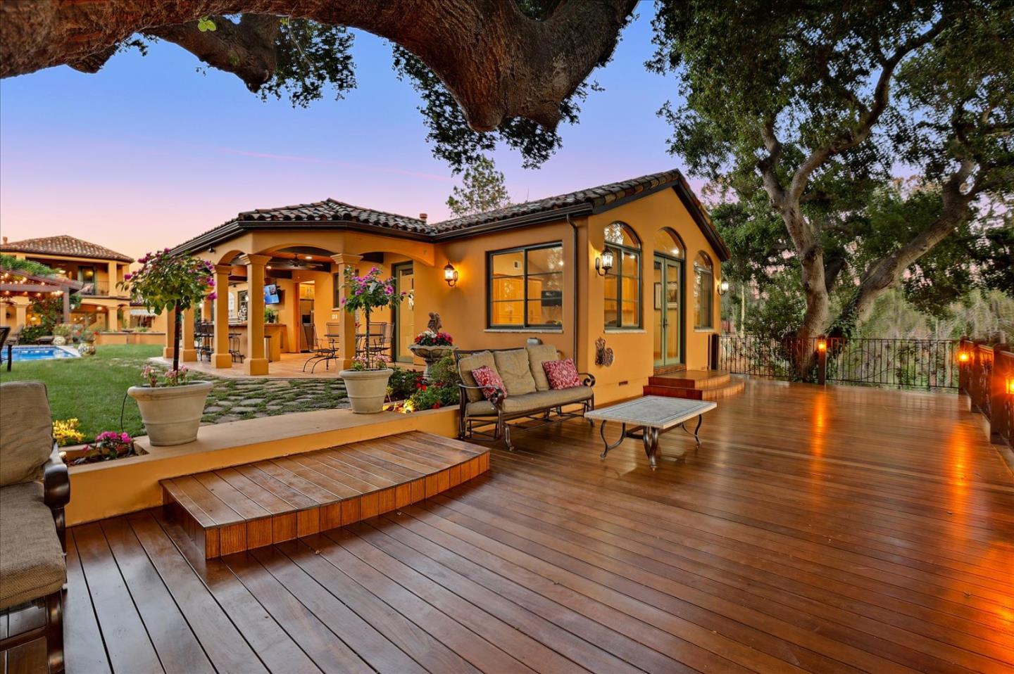 10091 Byrne Avenue Cupertino, CA 95014 - Photo 19 of 21 a living room with patio furniture and wooden floor