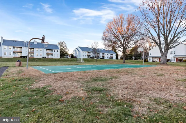 a view of a big yard with a house