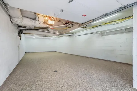 a close view of closet