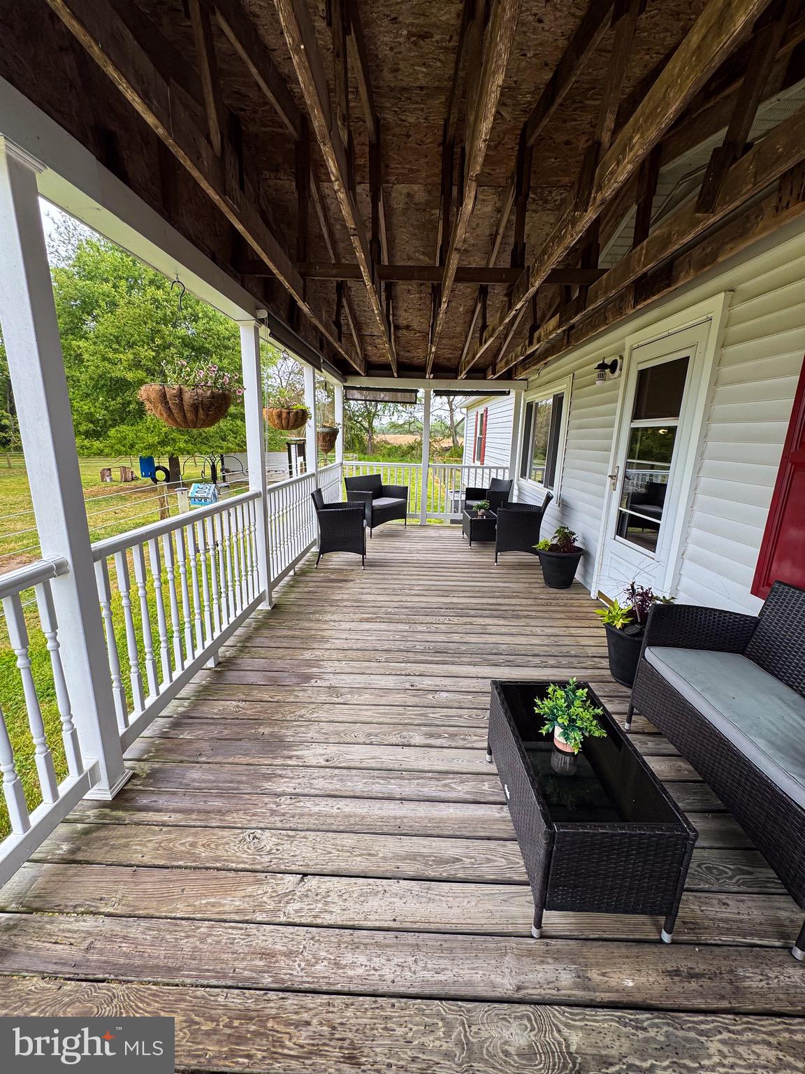420 Duhamel Corner Road Marydel, MD 21649 - Photo 8 of 90 Large front porch over looking the pastures