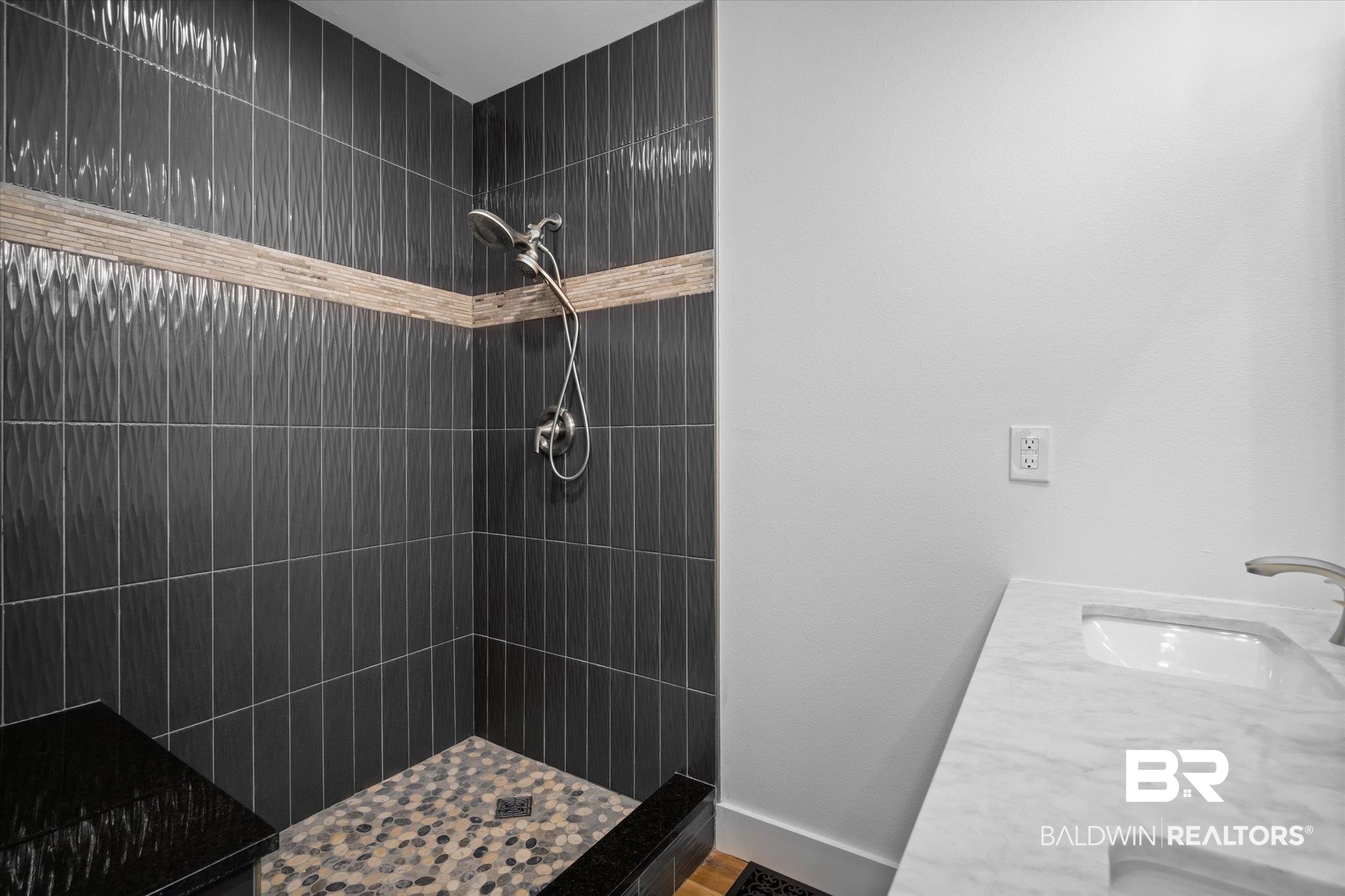 15111 Regus Road Coden, AL 36523 - Photo 13 of 35 Full bath with vanity and a tile shower