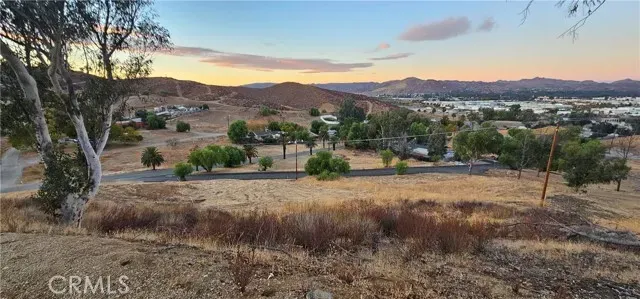 a view of outdoor space and mountains