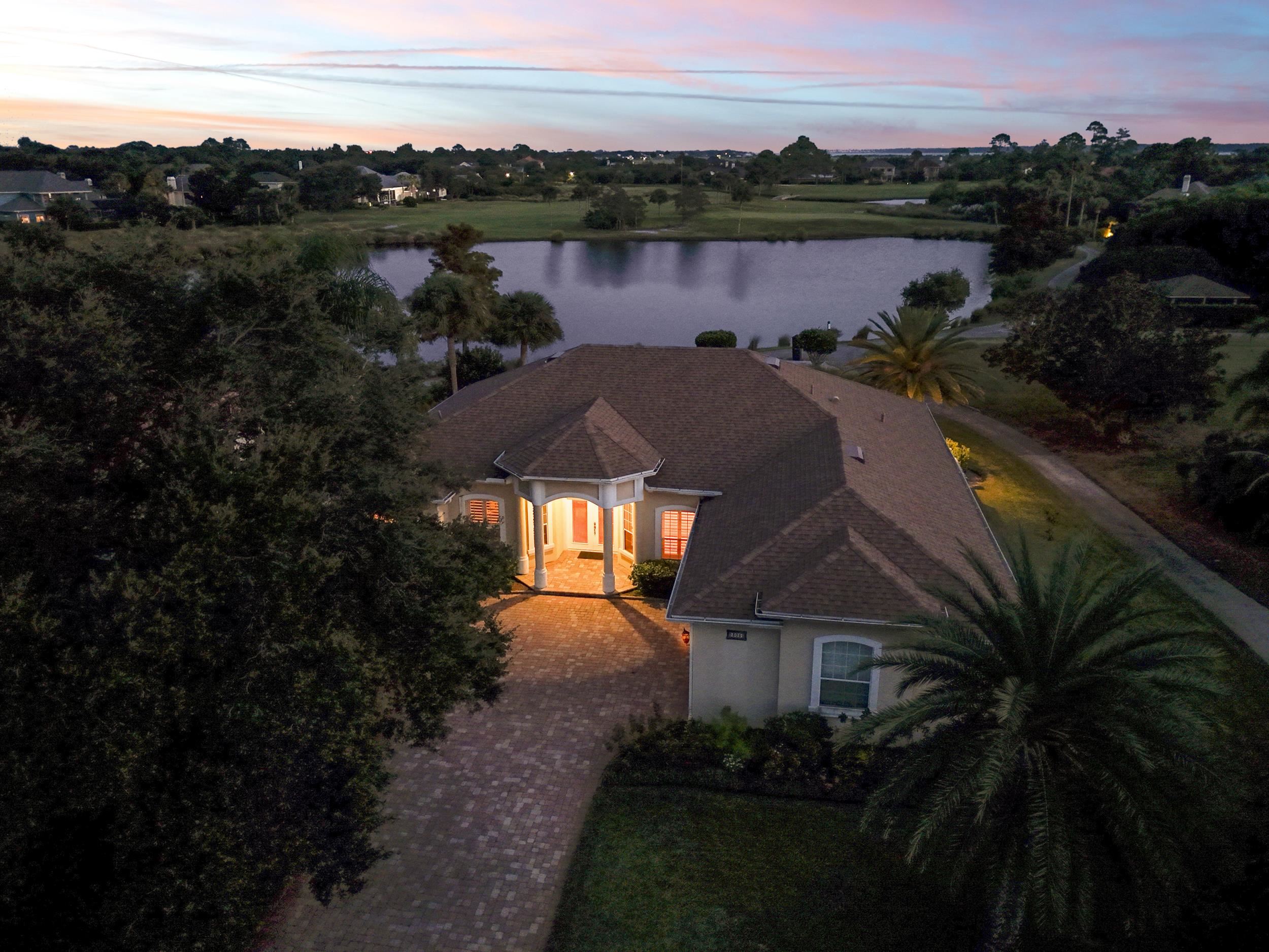 305 Marsh Point Circle St. Augustine, FL 32080 - Photo 64 of 82 a view of a house with a lake view