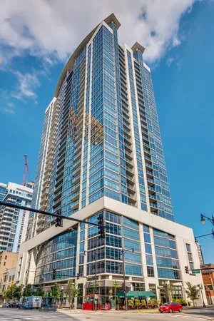 a front view of a building
