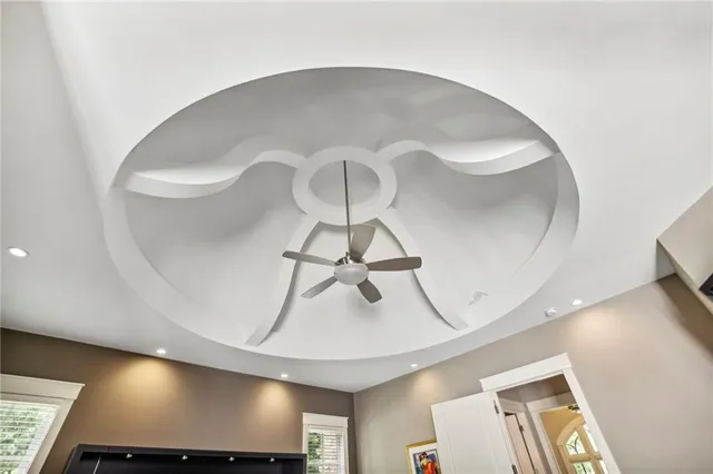 a very nice looking room with a mirror and vanity