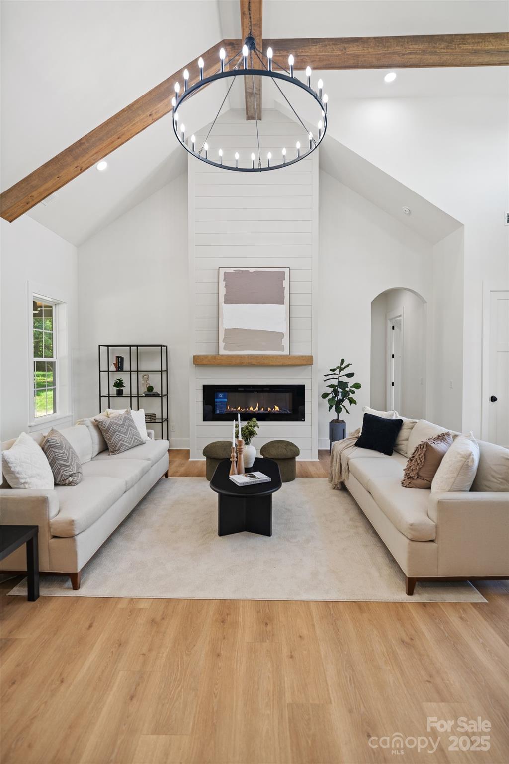 5015 Lancaster Highway Monroe, NC 28112 - Photo 38 of 46 a living room with furniture and a fireplace