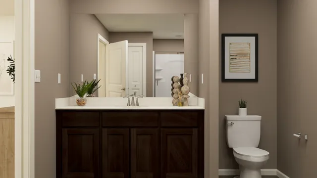 a bathroom with a sink and a toilet