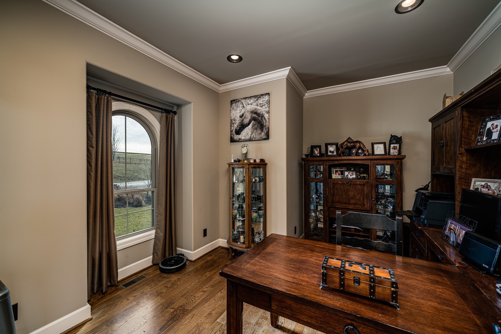 3639 Swan Ridge Road Celina, TN 38551 - Photo 30 of 37 a view of a workspace with furniture and wooden floor