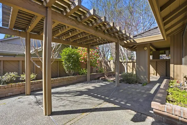 a view of a house with a garage