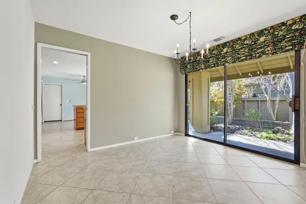 a view of a room with window